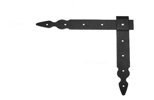 BRÁNA BRÁNA ARBOR ROH 150x150mm GORAL MALOVANÁ ČIERNA
