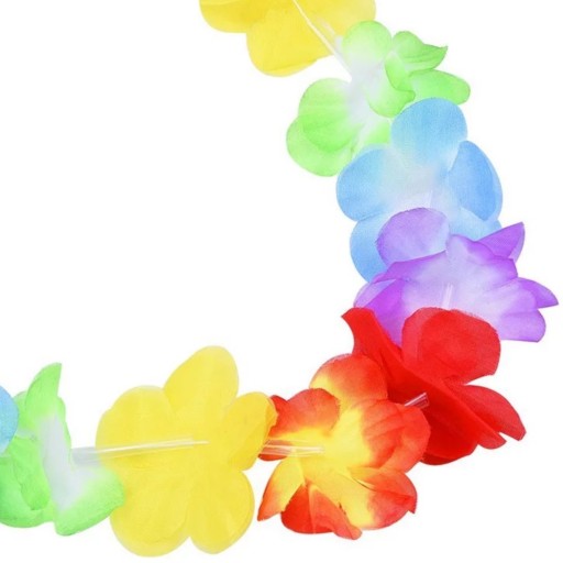 5X HAWAIIAN FLOWERS ALOHA NÁHRDELNÍK HAVAJSKÝ OUTFIT NA SILVESTROVSKÝ KARNEVAL
