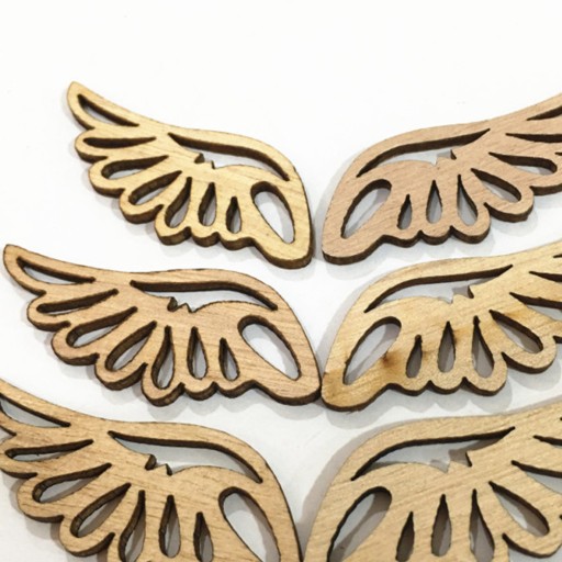 KRÍDLA DREVENÁ ŠTIPKA DREVENÉ ANJELSKÉ KRÍDLA DIY WOOD CRAFT 80 KS