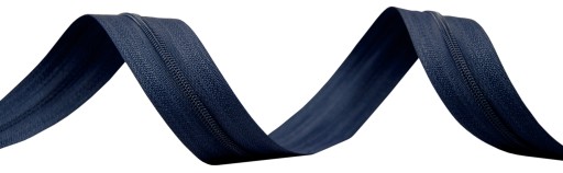 Páska na zips 3mm NAVY BLUE 20 zipsov 10m