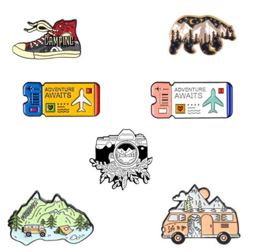 Metal Medvedí hory Pin