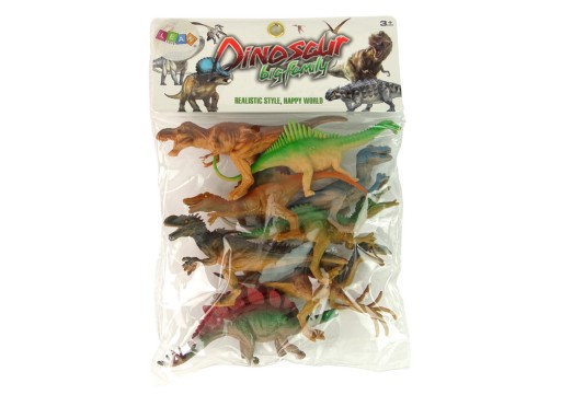 Sada figúrok zvierat v parku dinosaurov 8 dielov.