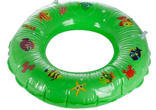NAFUKOVACIE KOLESO NA DETSKÝ PLÁVACÍ PONTONOVÝ KRUH 75cm