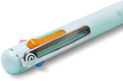 Automatické guľôčkové pero Pentel iZee 0,7 4 farby v 1 viacpero Mint