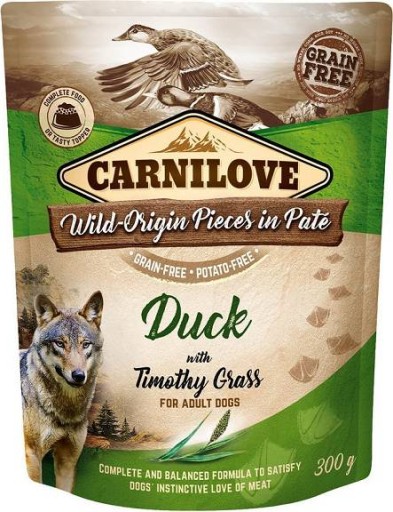 CARNILOVE KAČKA KRMIVO PRE PSA S KAČKOU 300g