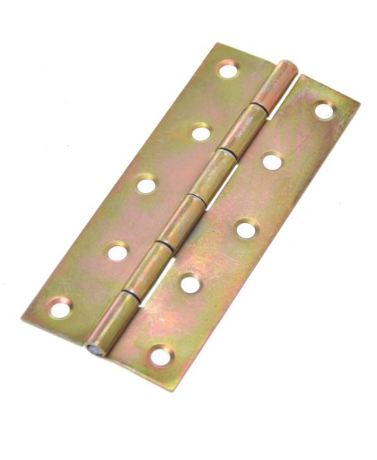 Pletený pánt 100 x 44 mm, pozinkovaný zlato, 10 ks