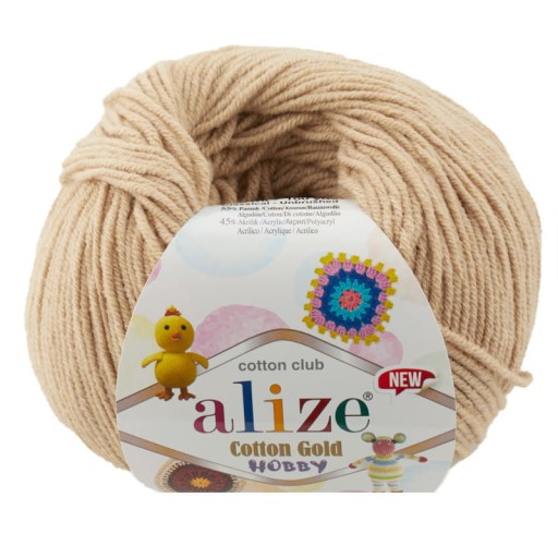 Alize Cotton Gold Hobby 262 Béžová