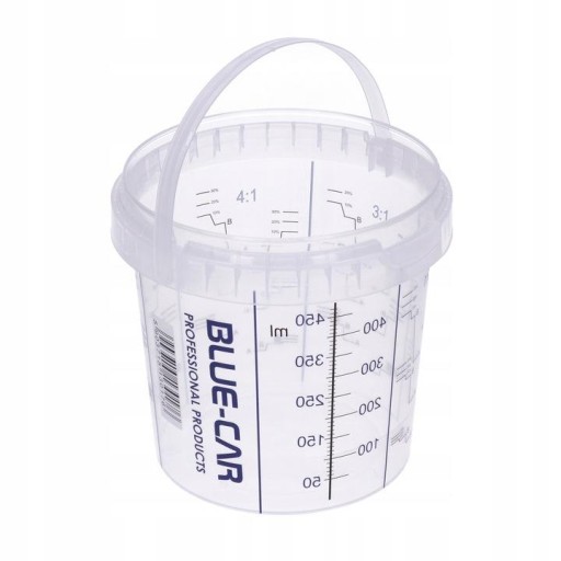 VEDROVÝ hrnček NA MIEŠANIE FARBY 600ml S ODSTUPŇOVANÍM + viečko