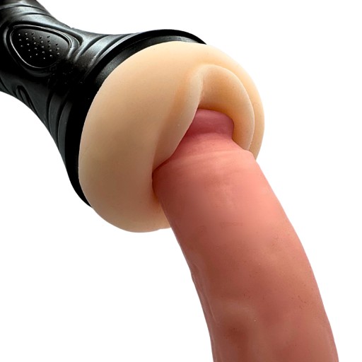 UMELÁ VAGINA 3D SACÍ MASTURBÁTOR VIBRUJE