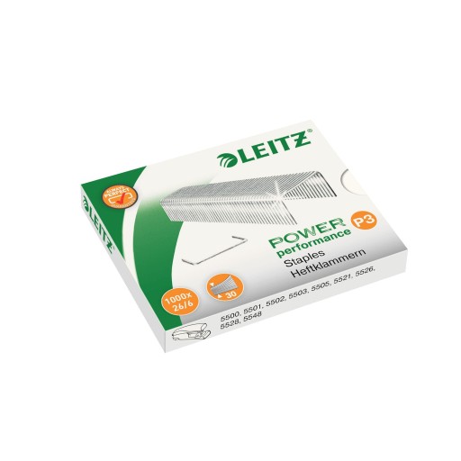 Leitz 26/6 sponiek, 1000 kusov, 5572