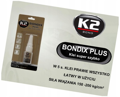 K2 BONDIX LEPIDLO NA PLASTOVÚ DREVOGUMA STRONG 10g