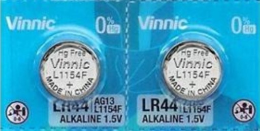 2x AG13 ALKALICKÁ BATÉRIA VINNIC A76 L1154 LR44