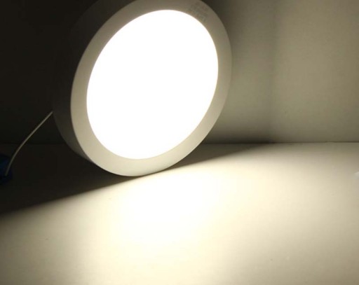 LED panelové svietidlo, prisadené stropné svietidlo, 6W, okrúhle, neutrálne biele