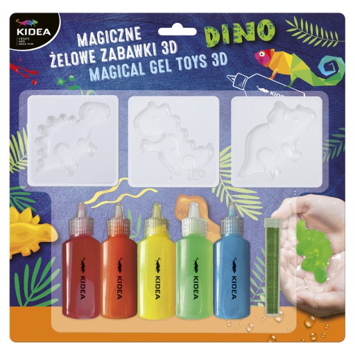 DINOSAURY VYTVÁRAJÚ MAGICKÉ 3D GÉLOVÉ FÓRKY