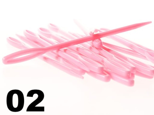 2 BEZPEČNÉ PLASTOVÉ IHLY PRE DETI 7cm - 02