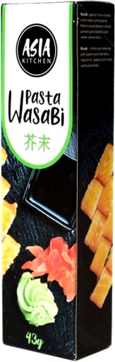 Wasabi pasta v tube 43g japonský chren na sushi