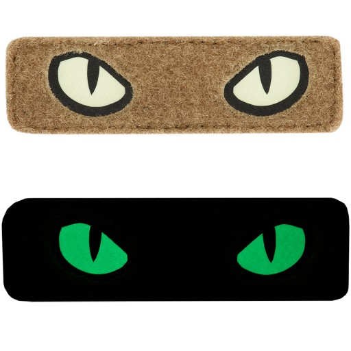 NÁŠPISKA CAT EYES CAT EYES TYP 2 LASEROM REZANÝ VELCRO SVIETEĽNÝ M-TAC COYOTE