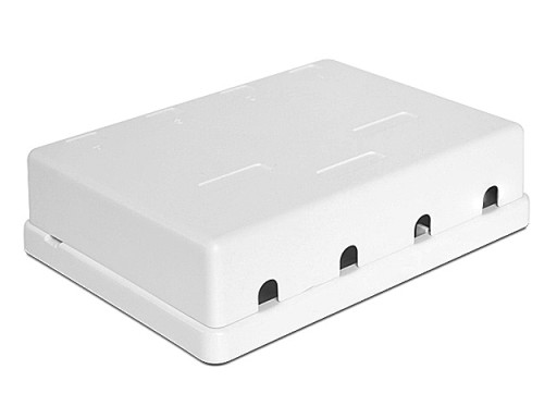 Box na povrchovú montáž 4x KEYSTONE DELOCK port