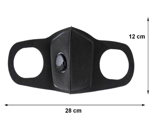 OPÄTOVNE POUŽITEĽNÁ MASKA 3D MASKA s VENTILOVOU SPONGE FASHION