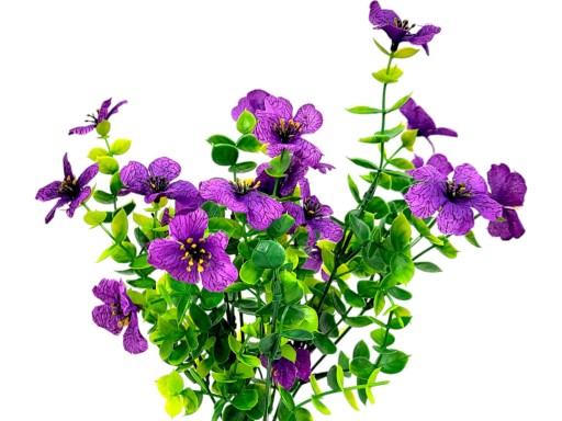 Umelá Petúnia Pelargonium Surfinia Kvety na balkón 1 ks - fialová