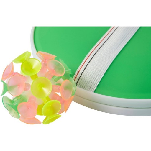 Záhradná lopta BEACH GAME s prísavkami, 2 pádla