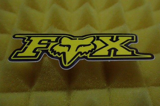 NÁLEPKA LÍŠKA MOTOCROSS DAKAR 7,3 x 3,5 cm