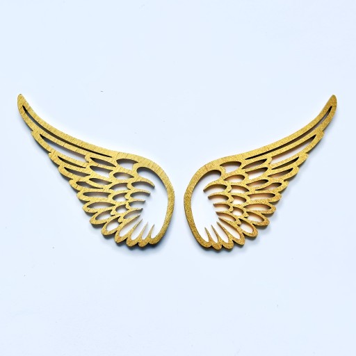 Angel Angel Wings Gold 3 páry Single 8cm