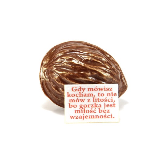 Orech s jedlým čokoládovým šťastím/prianím