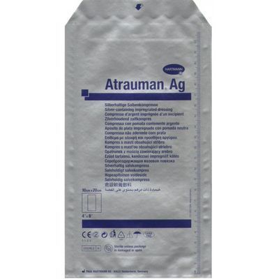 Atrauman AG obväz so striebornou masťou, 10x20cm, 1 kus