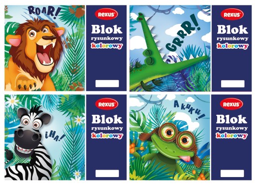 FAREBNÝ BLOK 16 LIST A4 BENIAMIN 90g