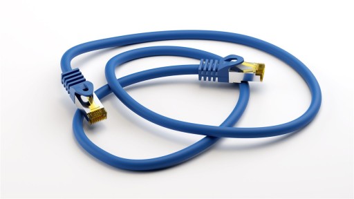 LAN S/FTP CAT 6A 500 MHz CAT 7 sieťový kábel 1m
