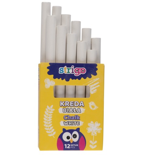 Strigo biela krieda, bezprašná, 12 kusov