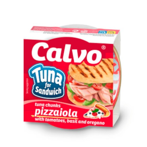 CALVO tuniak s paradajkami, bazalkou a oreganom 142g