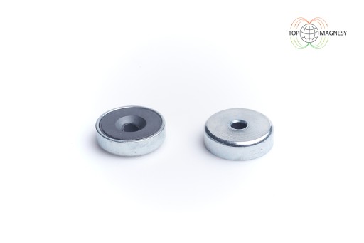 Feritový magnetický držiak UM 16x4,5 s otvorom na skrutku, sada 5 kusov