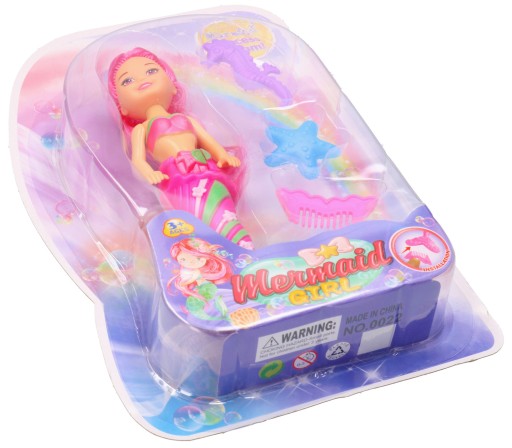BÁBIKA MORSKEJ VÍLY S DOPLNKAMI mini bábika 18cm