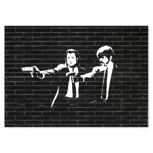 Samolepky A5 LEVEL Pulp Fiction Graffiti
