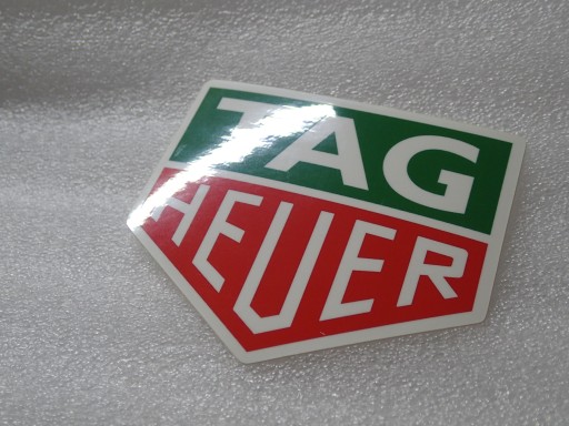 NÁLEPKA F1 WEC PORSCHE TAG HEUER LOGO NÁLEPKA 9 x 7,7 cm