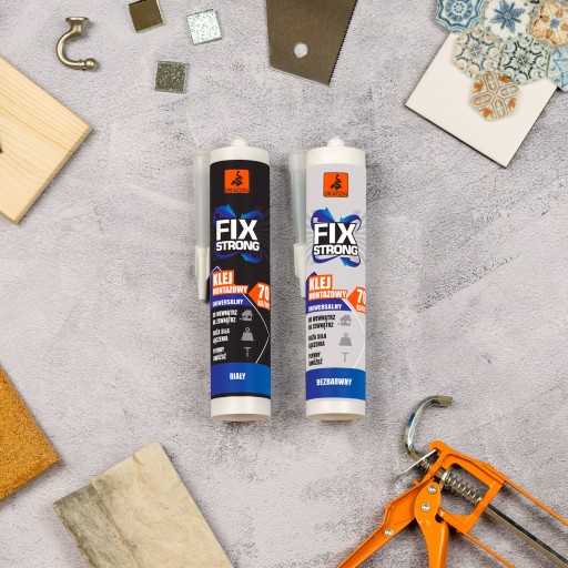 FIX silné montážne lepidlo CLEAR 280ml DRAGON