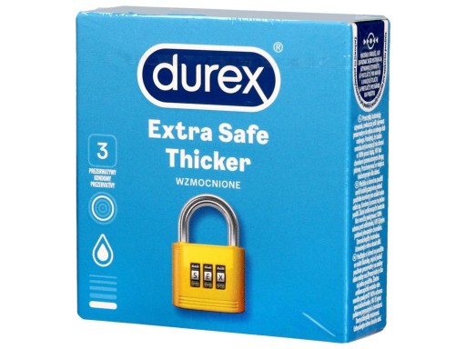 Durex Extra Safe kondómy 3 ks.