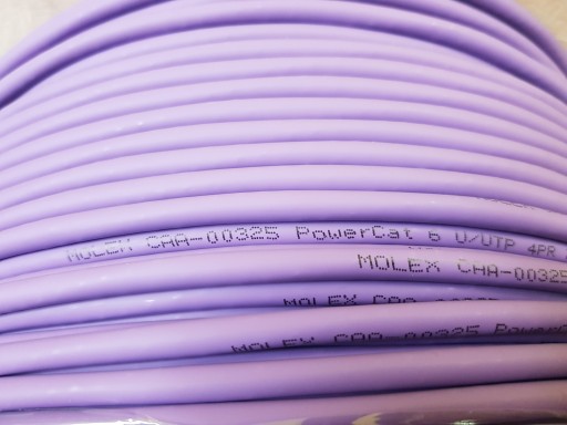 MOLEX LAN kábel, krútená dvojlinka, kat.6 UTP LAN kábel, 1m