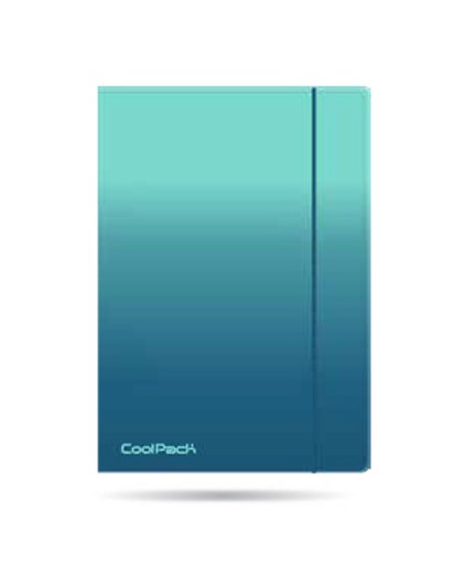 A4 VYMAZANÝ VYSIELANÝ GRADIENT BLUE LAGOON COOLPACK