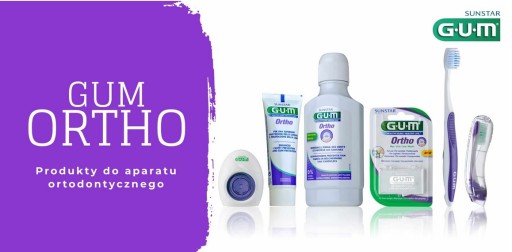 Gum Ortho ortodontická zubná kefka 1 ks