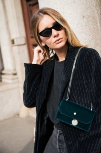 Dámske SLNEČNÉ OKULIARE CAT EYE, čierne