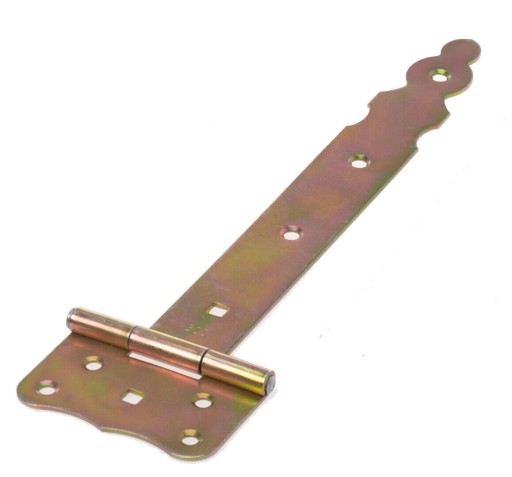 Stavebný pánt altánkových dverí, žltý, pozinkovaný, 300mm