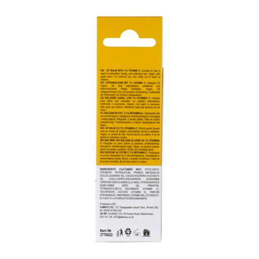 Balzam na pery s vitamínom C - Skincyclopedia, 10ml