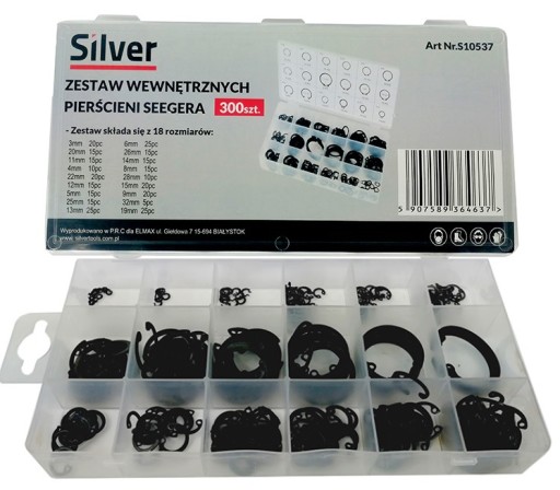E-CLIP SET KRÚŽKY SET 300 EL INTERNAL S10537