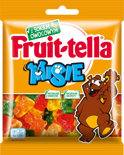 Ovocno-tella medvedíky, cumlíky, zvieratká 3x90g darček ku Dňu detí