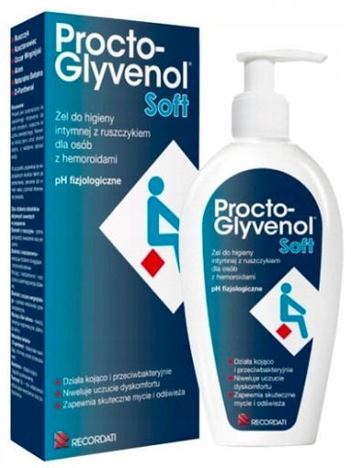 Procto-Glyvenol gél na intímnu hygienu pri hemoroidoch