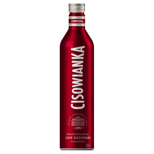 Cisowianka silne sýtená voda 500 ml hliníková fľaša