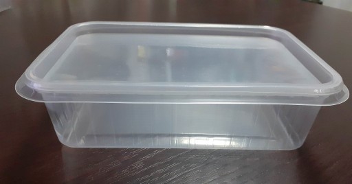 Nádoba 700 ml rovná. + vrchnák 10 ks